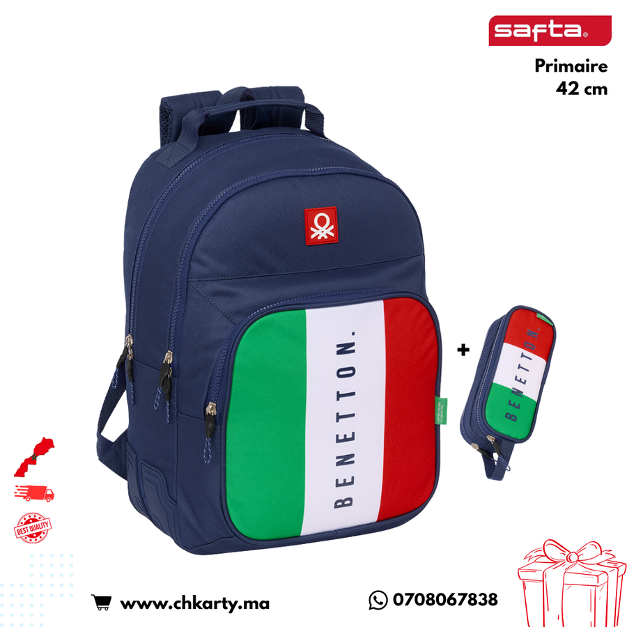 محفظة مدرسية Safta – Benetton Flag